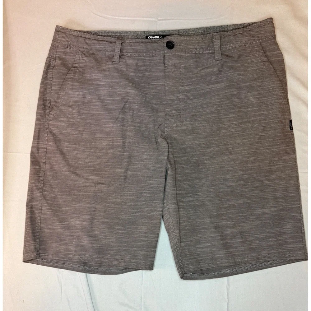 O'Neill Hybrid Shorts Mens 38 Grey Hyperdry Quick Dry Walkshorts